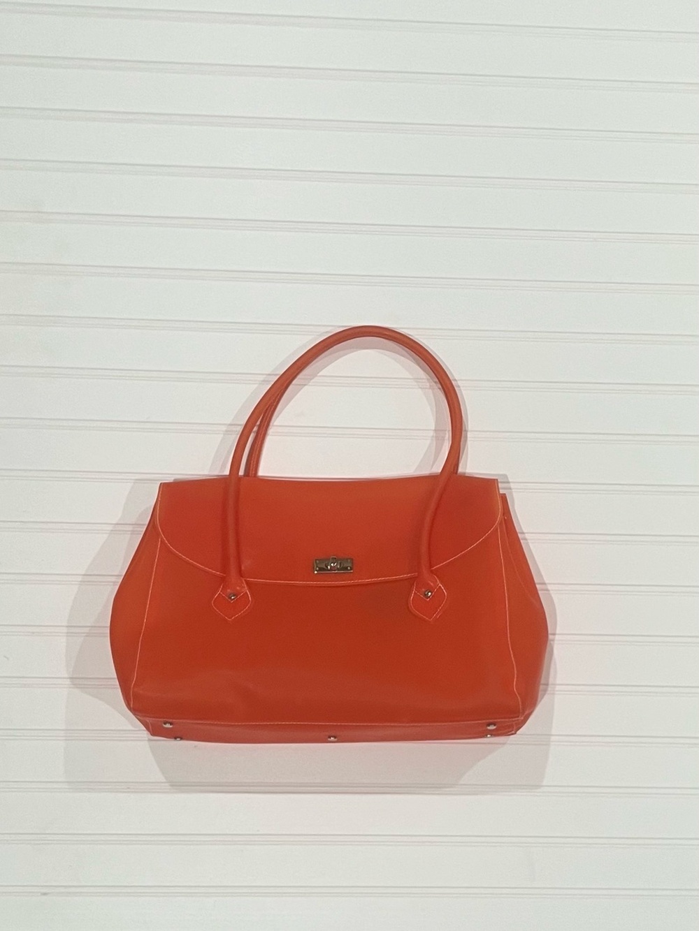 Helen Welsh Stylish Orange Tote Handbag - Classic Women Bags